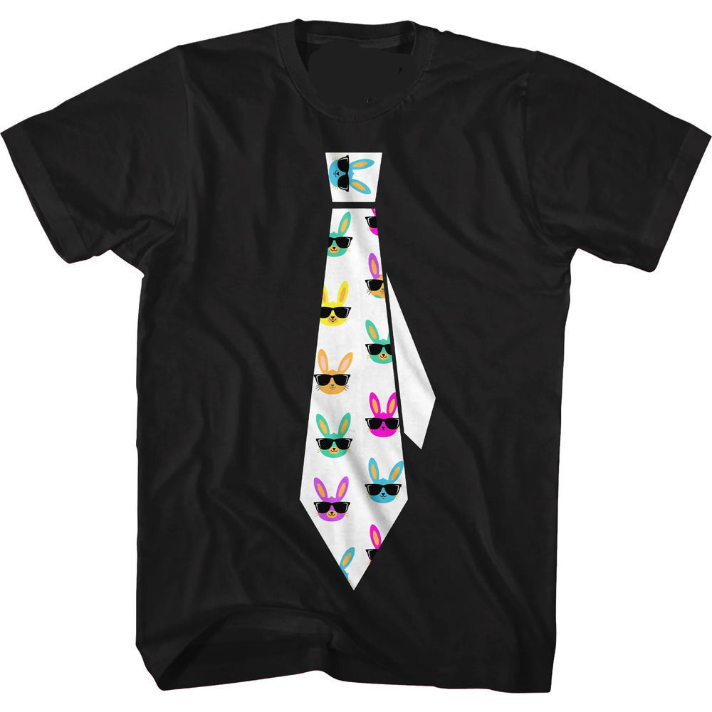 Easter Bunny Tie Cute Spring Holiday Graphic T-Shirt